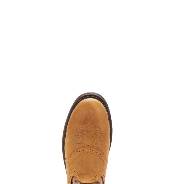 Ariat Workhog Pull-On Composite Toe Boot in Bark